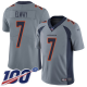 Men's Denver Broncos #7 John Elway Gray Stitched NFL Limited Inverted Legend 100th Season Jersey