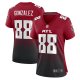 Women's Atlanta Falcons Tony Gonzalez Nike Red Retired Game Jersey