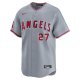 Men's Los Angeles Angels Mike Trout Nike Gray Away Limited Player Jersey