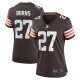 Women's Cleveland Browns Lorenzo Burns Nike  Brown Team Game Jersey