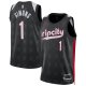 Anfernee Simons #1 Portland Trail Blazers Nike Unisex 2024/25 Swingman City Edition Black Player Jersey