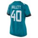 Women's Jacksonville Jaguars Erick Hallett Nike  Teal  Game Jersey