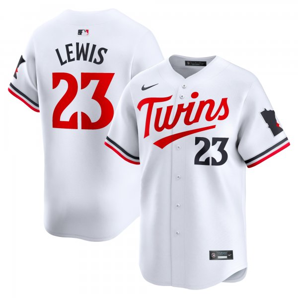 Men's Minnesota Twins Royce Lewis Nike White Home Limited Player Jersey