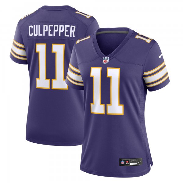 Women's Minnesota Vikings Daunte Culpepper Nike Purple Classic Retired Player Game Jersey