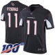 Arizona Cardinals #11 Larry Fitzgerald Black Alternate Men's Stitched NFL 100th Season Vapor Limited Jersey