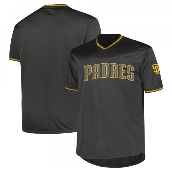 Men's San Diego Padres Profile Charcoal Big & Tall Pop Fashion Jersey