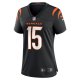 Women's Cincinnati Bengals Will Grier Nike  Black Team Game Jersey