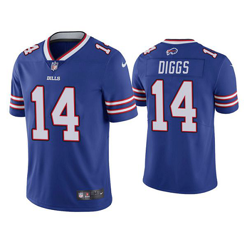 Men's Nike Buffalo Bills #14 Stefon Diggs Team Color Royal Blue Vapor Limited NFL Jersey