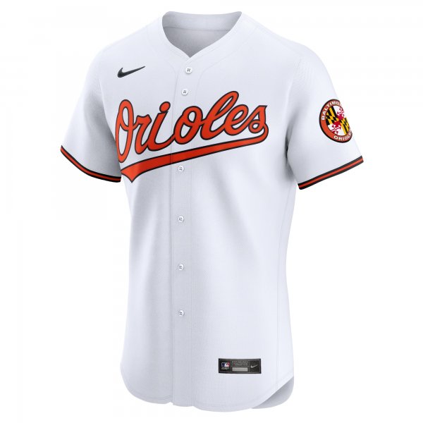 Men's Baltimore Orioles Nike White Home Elite Jersey