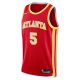 Unisex Atlanta Hawks Dejounte Murray Nike Red Swingman Jersey - Icon Edition