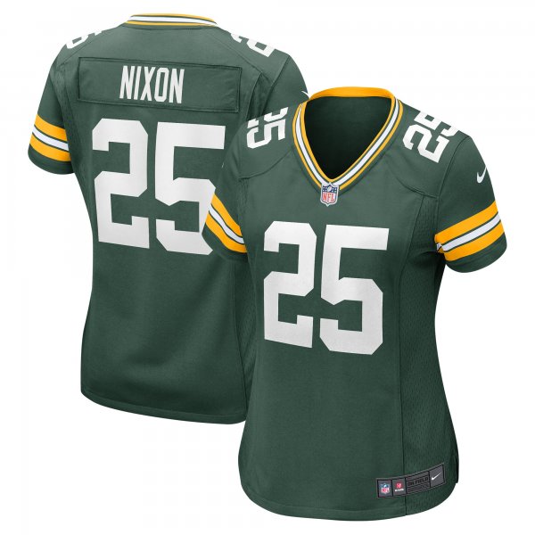 Women's Green Bay Packers Keisean Nixon Nike Green Player Game Jersey