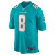 Men's Miami Dolphins Jevon Holland Nike Aqua Game Player Jersey