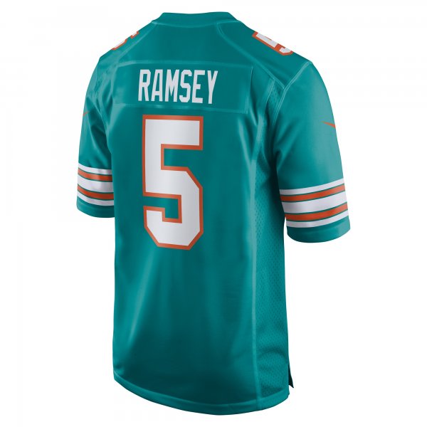 Men's Miami Dolphins Jalen Ramsey Nike Aqua Alternate Game Jersey