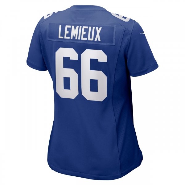 Women's New York Giants Shane Lemieux Nike Royal Game Jersey