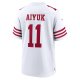 Men's San Francisco 49ers Brandon Aiyuk Nike White Player Game Jersey