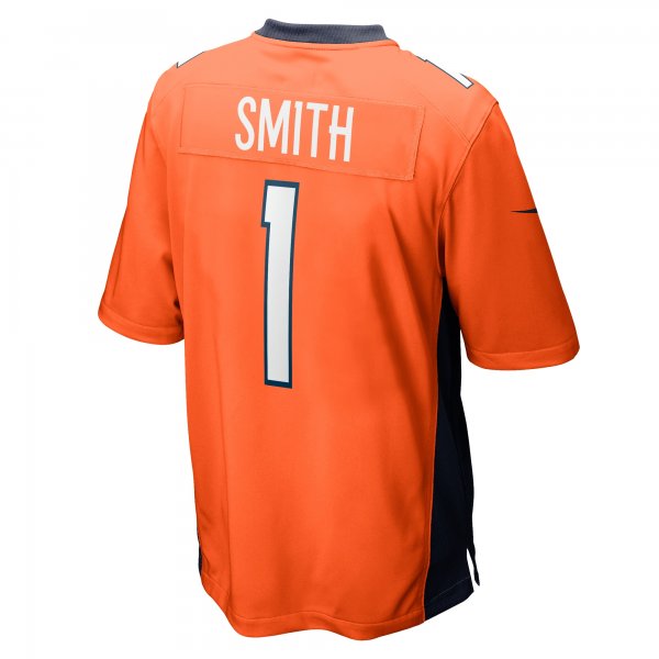 Men's Denver Broncos Tremon Smith Nike Orange Game Jersey