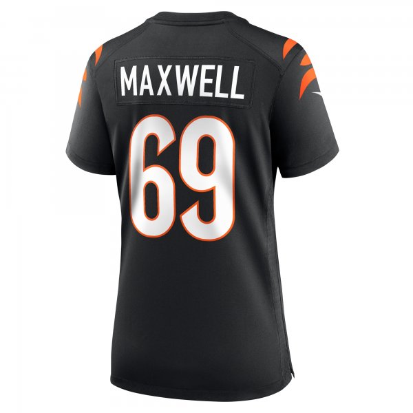 Women's Cincinnati Bengals Devonnsha Maxwell Nike  Black Team Game Jersey