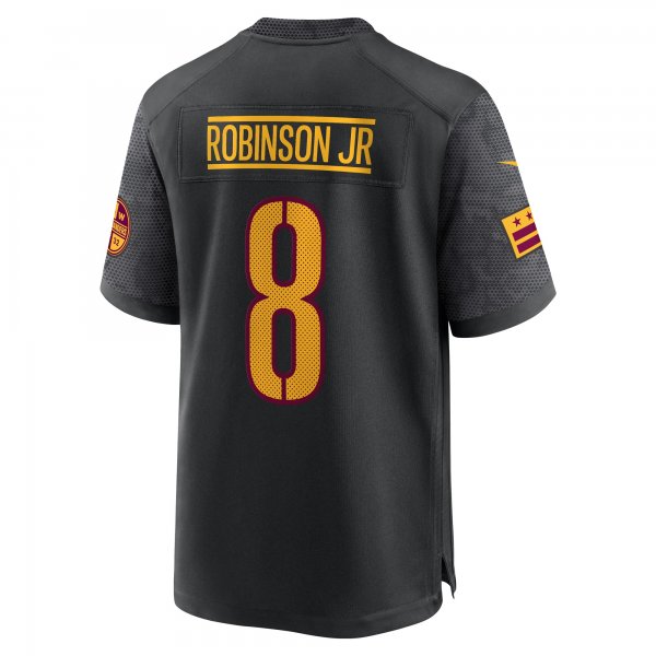 Men's Washington Commanders Brian Robinson Jr. Nike Black Alternate Game Jersey