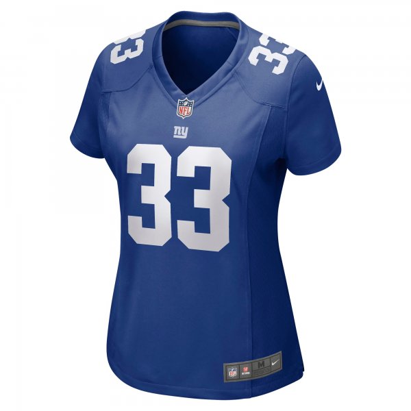 Women's New York Giants Aaron Robinson Nike Royal Game Player Jersey