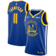 Men's Nike Golden State Warriors #11 Klay Thompson Royal 2020/21 Swingman Sponsor Badge Icon Edition NBA Jersey