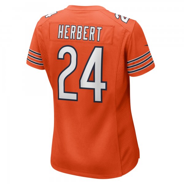 Women's Chicago Bears Khalil Herbert Nike Orange Alternate Game Player Jersey