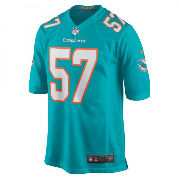 Men's Miami Dolphins Brennan Scarlett Nike Aqua Game Jersey