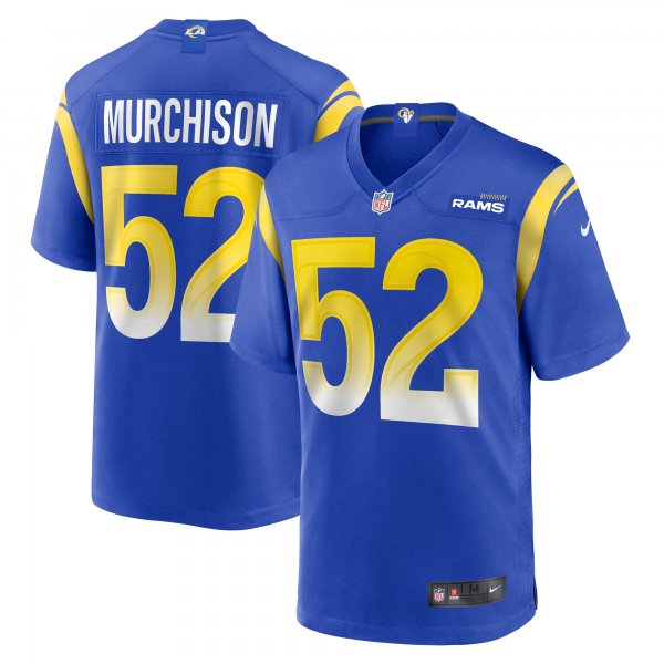 Men's Los Angeles Rams Larrell Murchison Nike  Royal Team Game Jersey