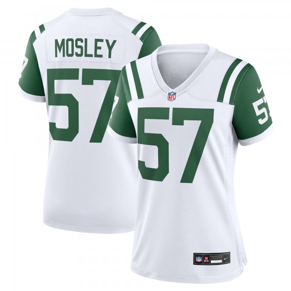 Women's New York Jets #57 C.J. Mosley Nike White Classic Alternate Jersey