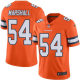 Nike Denver Broncos #54 Brandon Marshall Orange Men's Stitched NFL Limited New Color Rush Jersey