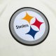 Men's Pittsburgh Steelers Franco Harris Mitchell & Ness Cream Chainstitch Legacy Jersey