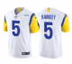 Men's Nike Los Angeles Rams #5 Jalen Ramsey White NFL Vapor Limited Jersey