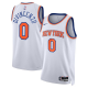 Youth New York Knicks #0 Donte DiVincenzo White Unisex Nike Association Edition Swingman NBA jersey