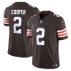 Youth Cleveland Browns #2 Amari Cooper Nike Brown Vapor F.U.S.E. Limited Jersey