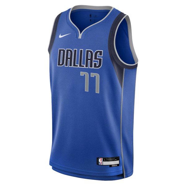 Youth Dallas Mavericks Luka DonÃÂiÃÂ Nike Blue Swingman Jersey - Icon Edition