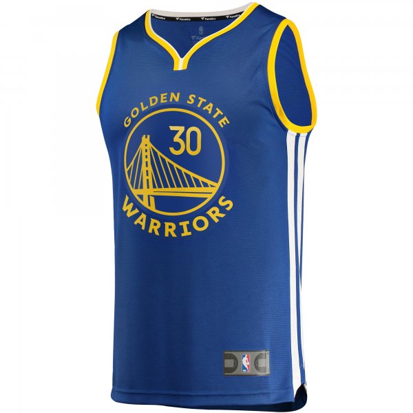 Men's Golden State Warriors Stephen Curry Fanatics Royal Fast Break Replica Player Team Jersey - Icon Edition