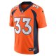 Men's Denver Broncos Javonte Williams Nike Orange  Vapor Untouchable Limited Jersey