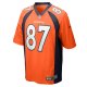 Men's Denver Broncos David Sills Nike  Orange Team Game Jersey