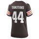 Women's Cleveland Browns Sione Takitaki Nike Brown Game Jersey