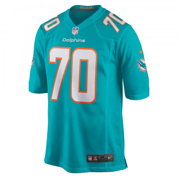 Men's Miami Dolphins Kendall Lamm Nike Aqua Home Game Player Jersey