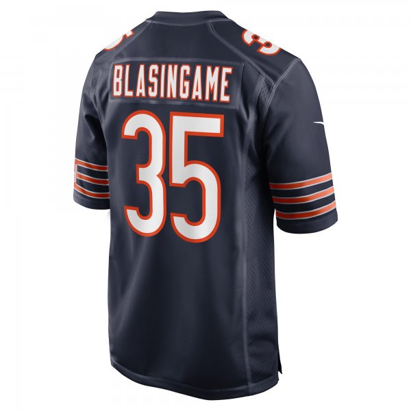 Men's Chicago Bears Khari Blasingame Nike Navy Game Player Jersey