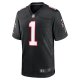 Men's Atlanta Falcons Dirty Birds Nike Black Throwback Game Jersey