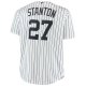 Men's New York Yankees Giancarlo Stanton White Big & Tall Replica Player Jersey