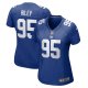 Women's New York Giants Jordon Riley Nike  Royal Team Game Jersey