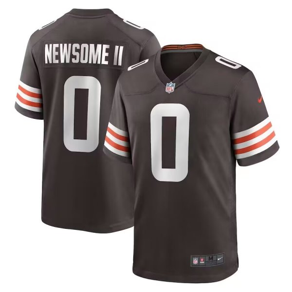 Men's Nike Cleveland Browns #0 Greg Newsome II Browns Team Game Jersey