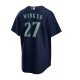 Men's Seattle Mariners Jesse Winker Nike Navy Alternate Replica Player Jersey