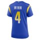 Women's Los Angeles Rams Dresser Winn Nike  Royal Team Game Jersey