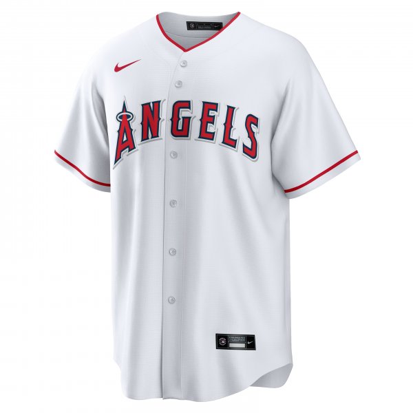 Men's Los Angeles Angels JosÃÂ© Quijada Nike White Home  Replica Player Jersey