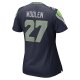 Women's Seattle Seahawks Tariq Woolen Nike College Navy Game Player Jersey