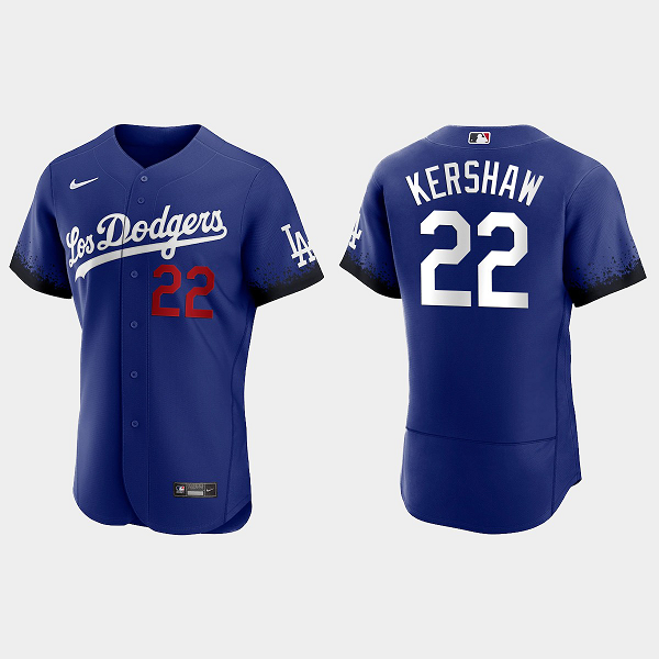 Clayton Kershaw Los Angeles Dodgers 2021 City Connect Jersey - Royal