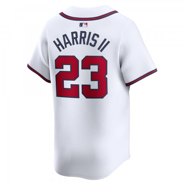 Men's Atlanta Braves Michael Harris II Nike White Home Limited Player Jersey